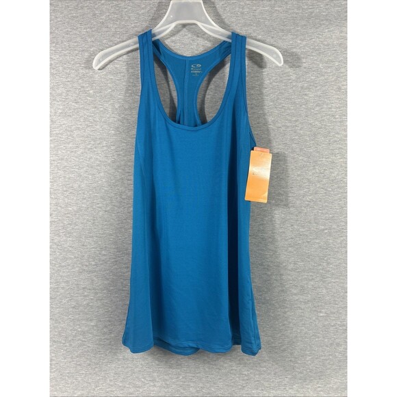 Champion Duo Dry Tank Top Women’s T-Back Turquoise  Size Large  #1 - Picture 1 of 11